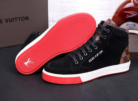 LV High-Top Fashion Men Shoes--057